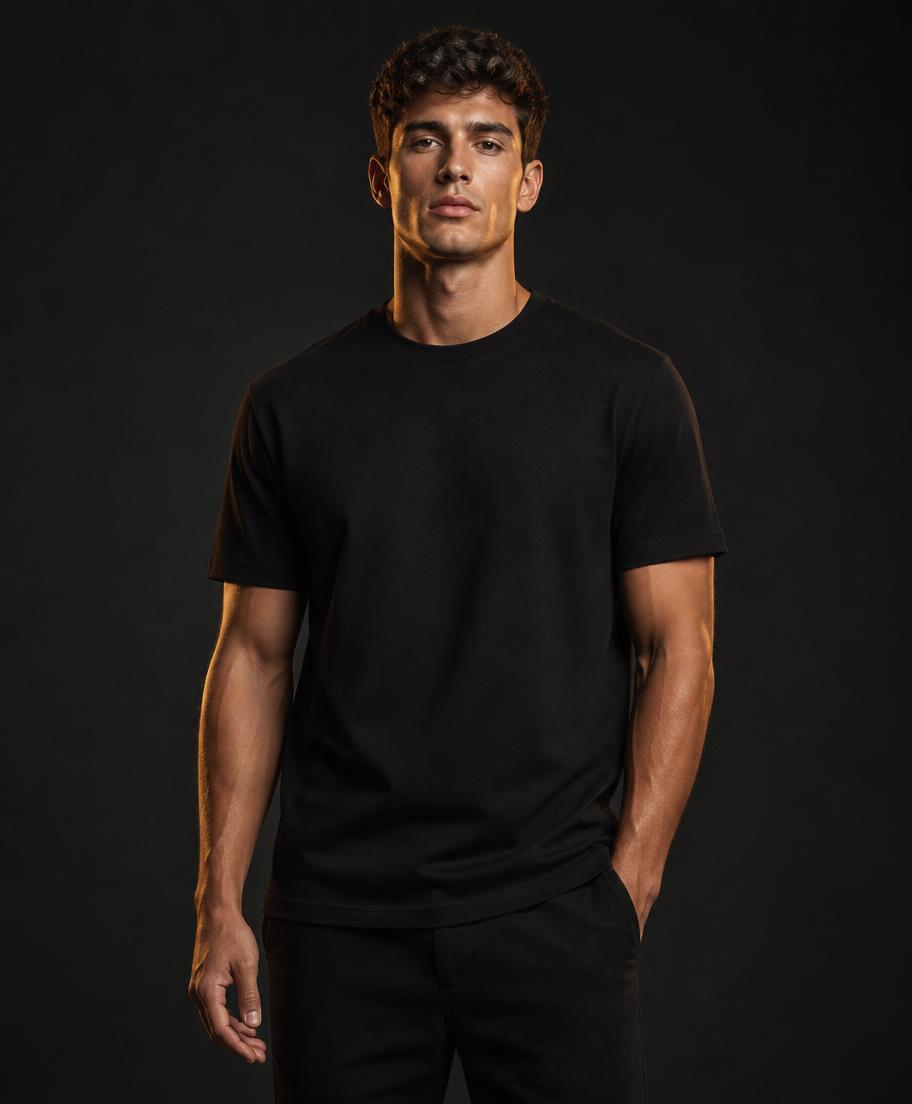 Onyx Core Tee in Onyx Black